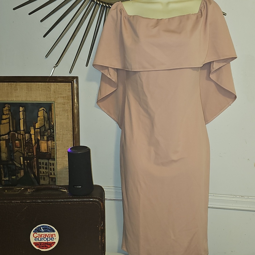 Grace Karin Women's Midi Dress in Dusty Pink